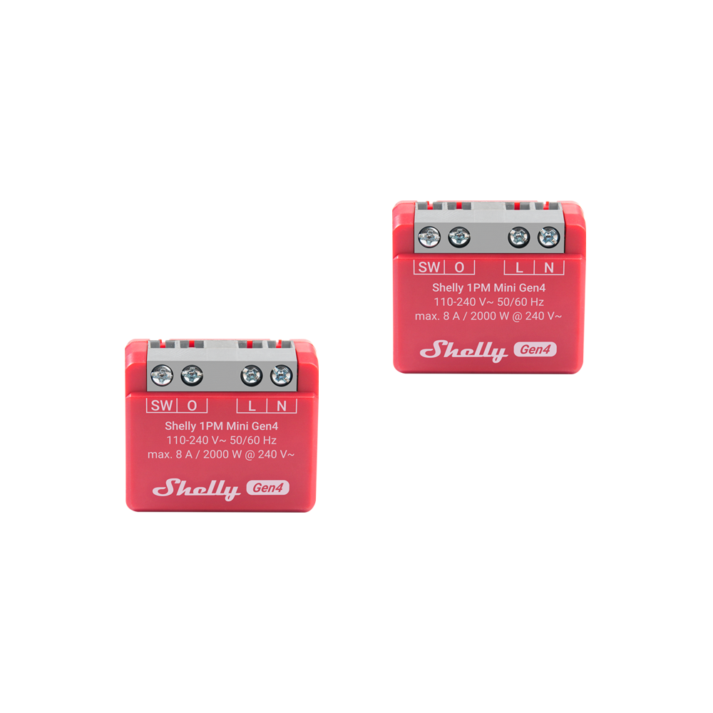 SHELLY★ Shelly 1PM Mini Gen4 2-pack – Shelly USA