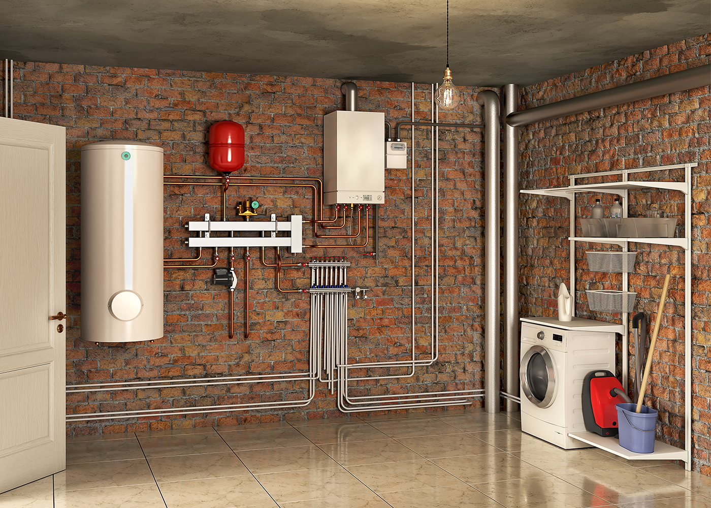 Prevent damages from frozen water pipes