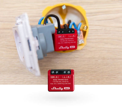 Shelly 1PM Mini Gen3 - hover image