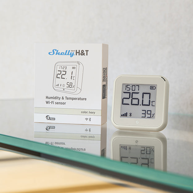 Shelly H&T Gen3 Ivory - Smart Sensors & Thermostats - Shelly USA