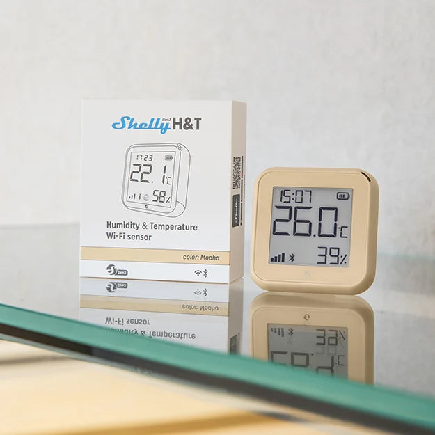 Shelly H&T Gen3 Mocha - Smart Sensors & Thermostats - Shelly USA