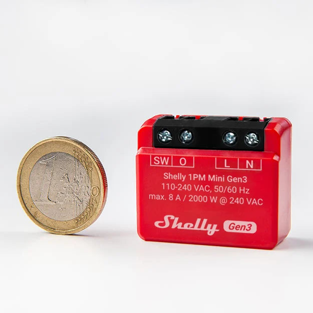 Shelly 1PM Mini Gen3 x2 - Relay Switches - Shelly USA
