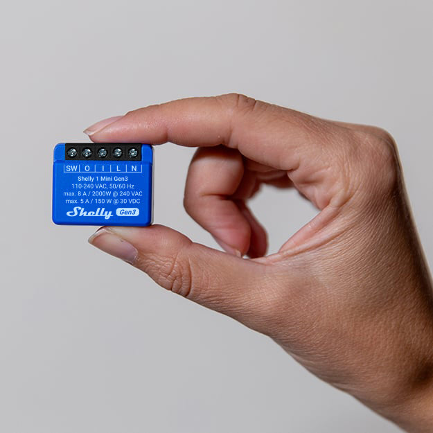 Shelly 1 Mini Gen3 - Relay Switches - Shelly USA