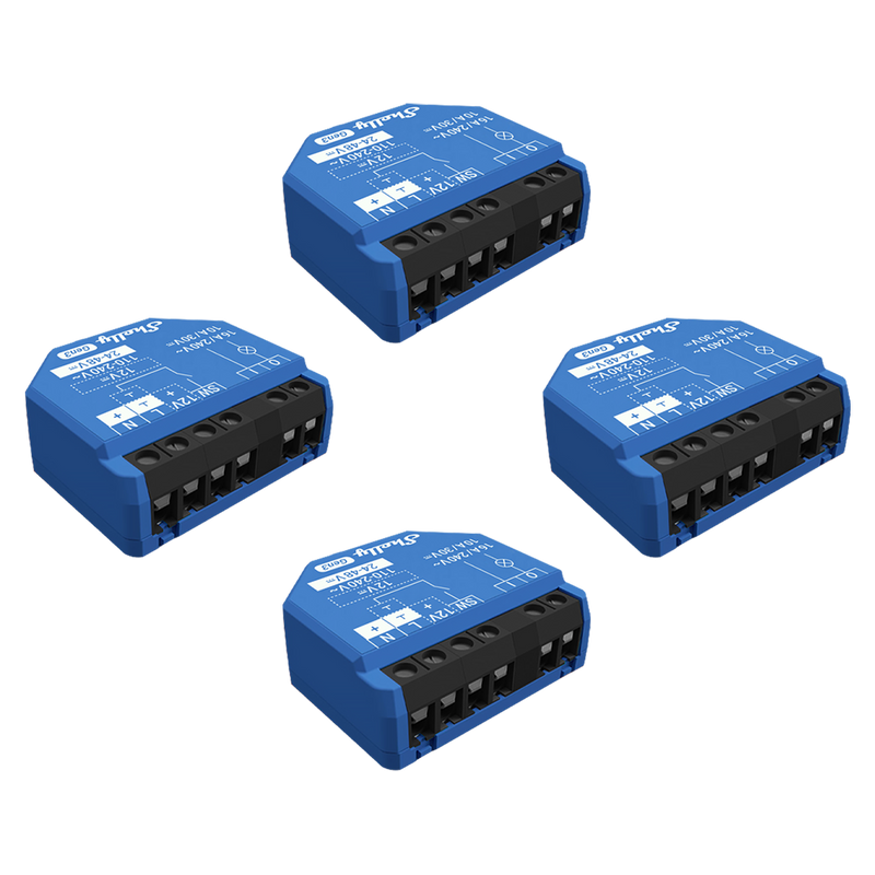 Shelly 1 Gen3 x4 - Relay Switches - Shelly USA