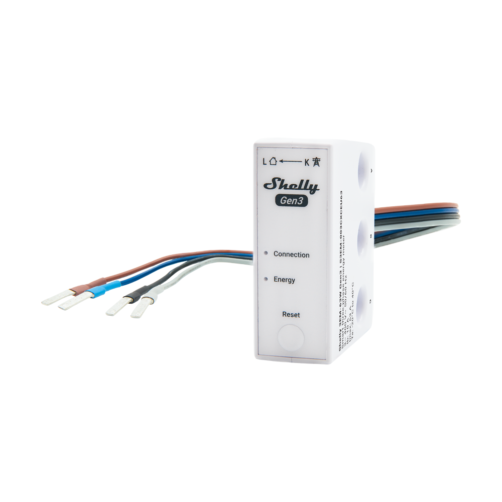 Shelly 3EM-63W Gen3 - Energy Meters - Shelly USA