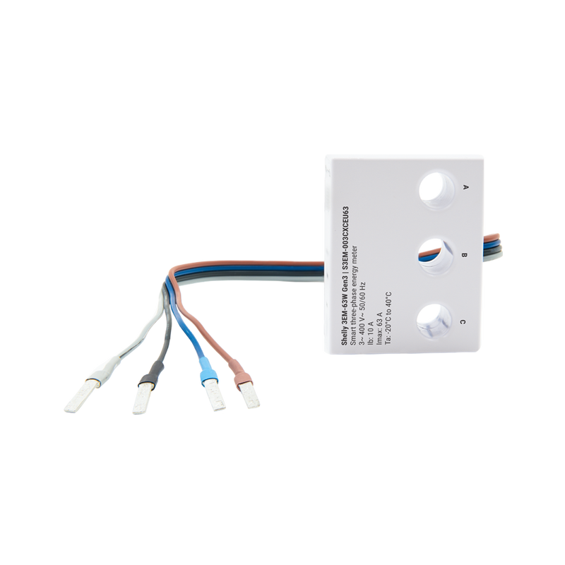 Shelly 3EM-63W Gen3 - Energy Meters - Shelly USA