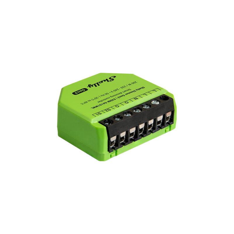 Shelly Dimmer Gen3 (EU Version) - Dimmer Switches - Shelly USA