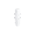 The Shelly BLU Distance by Shelly USA is shown with a white plastic, hexagonal middle section and two cylindrical ends, set against a plain light grey background.