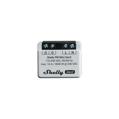 Shelly PM Mini Gen3 - Relay Switches - Shelly USA