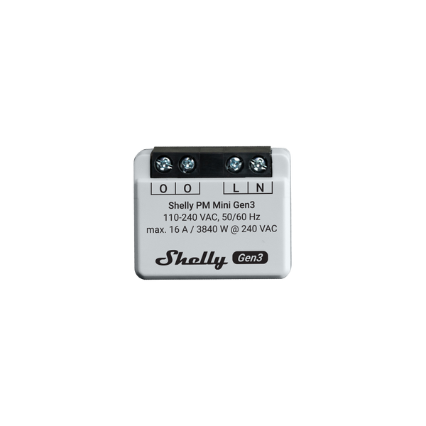 Shelly PM Mini Gen3 list