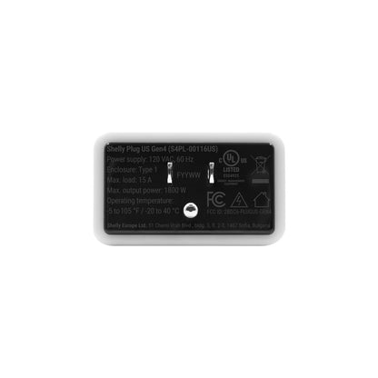 Shelly Plug US Gen4 Black