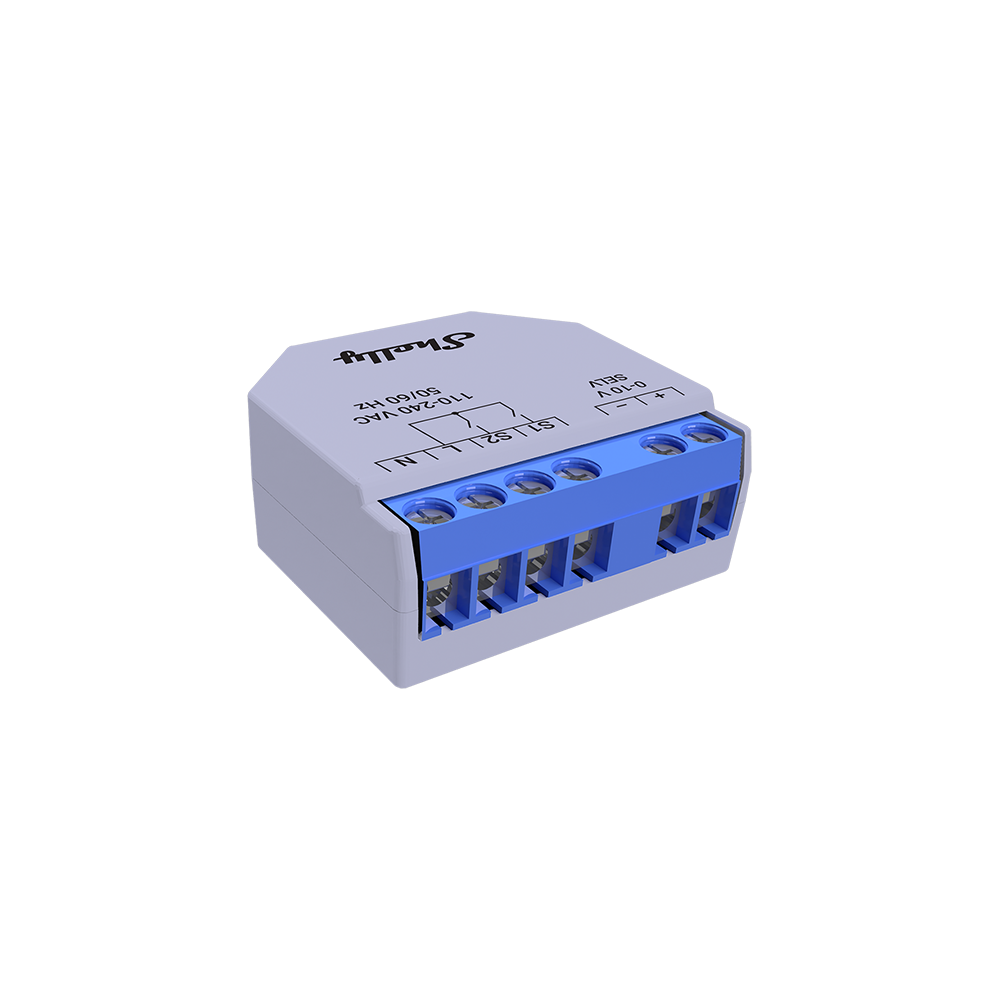 Shelly Plus 0-10V Dimmer - Dimmer Switches - Shelly USA