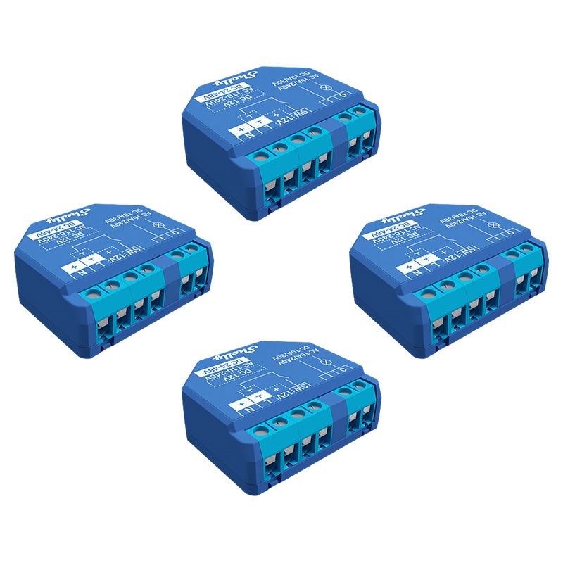 Shelly Plus 1 Non-UL x4 - Relay Switches - Shelly USA