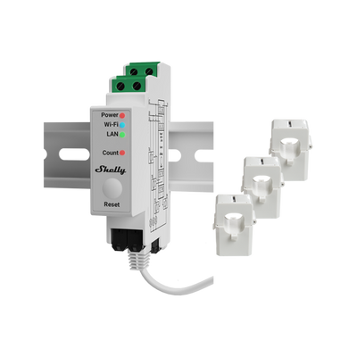 Shelly Pro 3EM - Energy Meters - Shelly USA