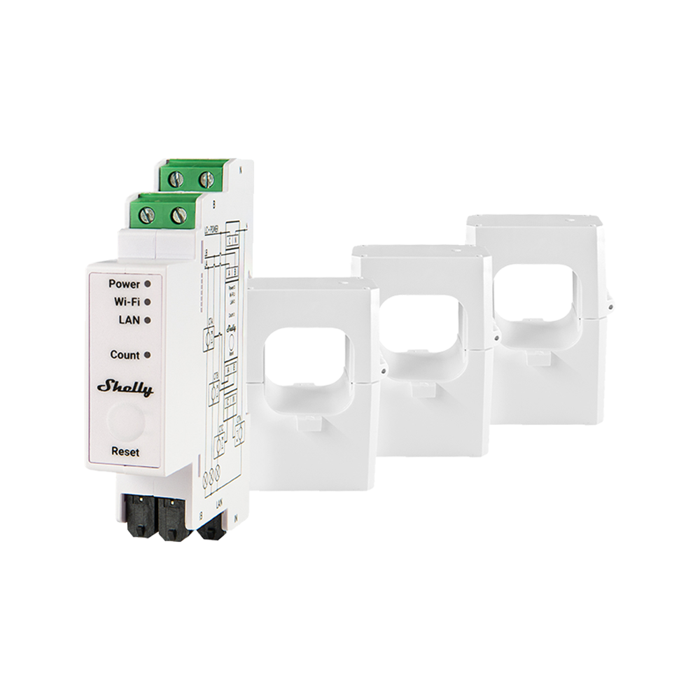 Shelly Pro 3EM-400 - Energy Meters - Shelly USA