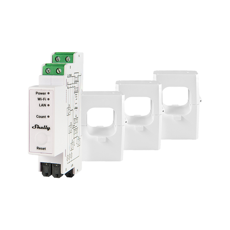 Shelly Pro 3EM-400 - Energy Meters - Shelly USA
