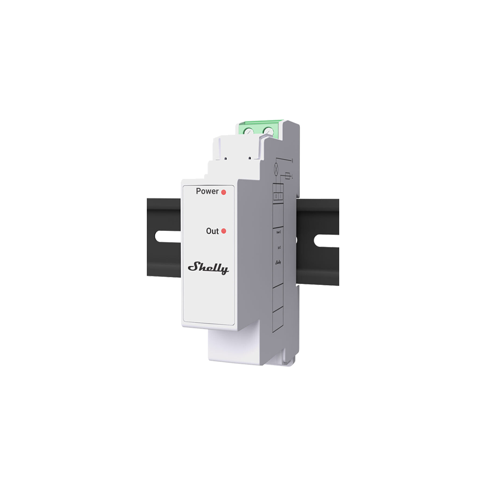 Shelly Pro 3EM Switch Add-On – Galvanic Isolated DIN-Rail Control