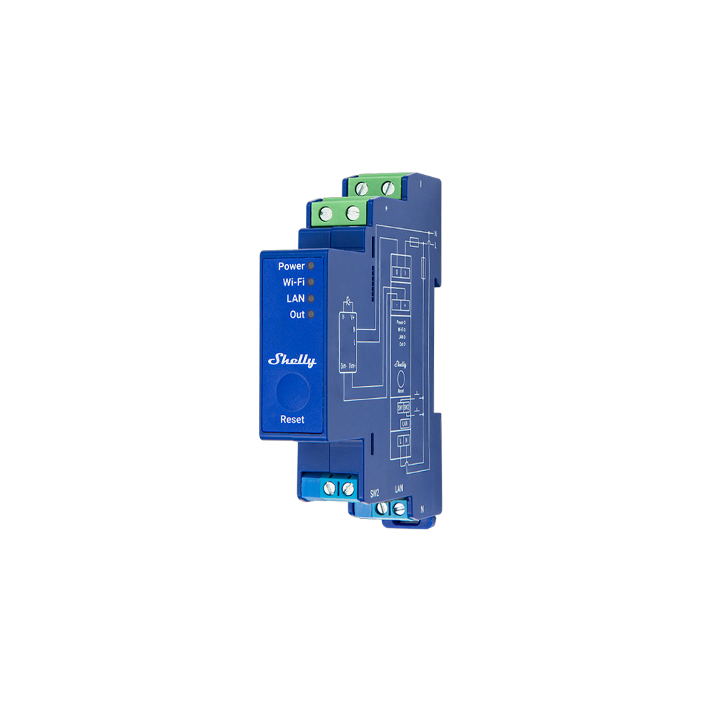 Shelly Pro Dimmer 0/1-10V PM - Dimmer Switches - Shelly USA