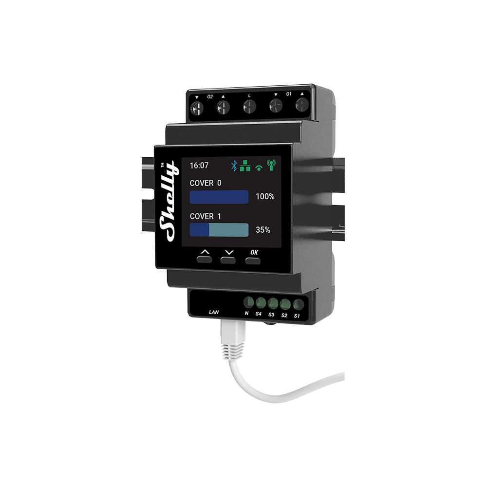Shelly Pro Dual Cover / Shutter PM - Relay Switches - Shelly USA