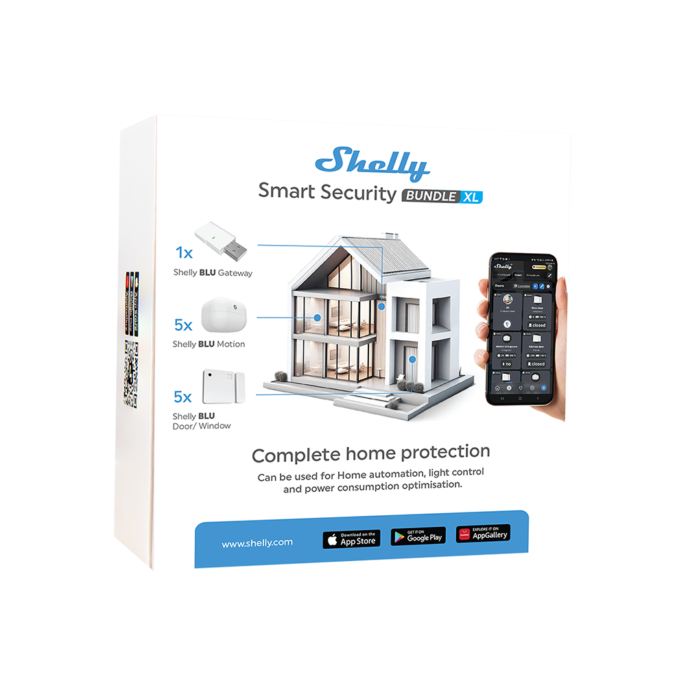 Shelly Smart Security Bundle XL - Smart Sensors & Thermostats - Shelly USA