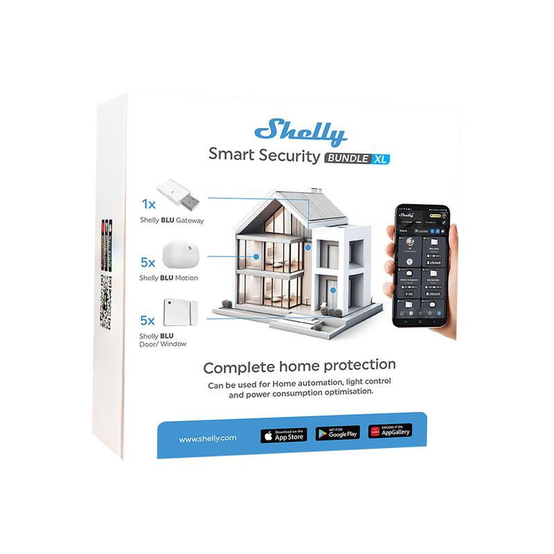 Shelly Smart Security Bundle XL - Smart Sensors & Thermostats - Shelly USA
