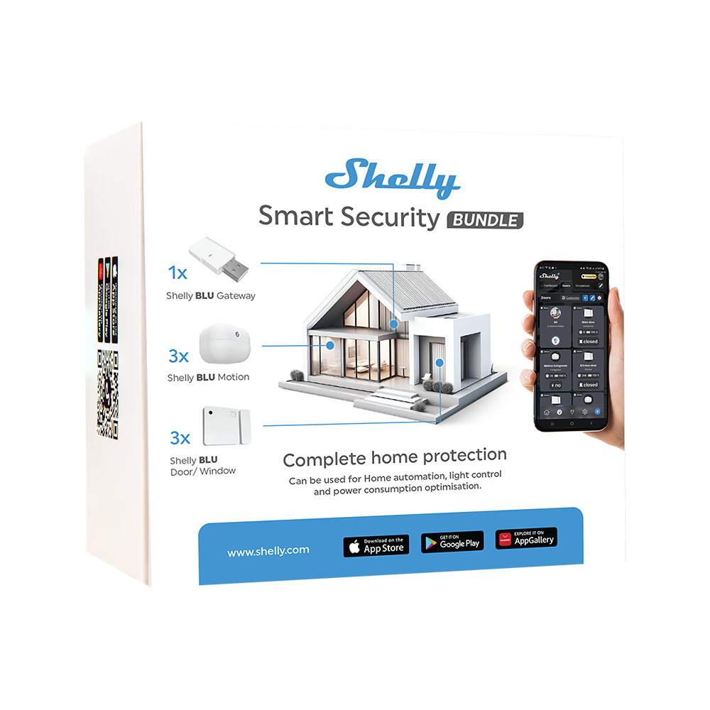 Shelly Smart Security Bundle - Smart Sensors & Thermostats - Shelly USA