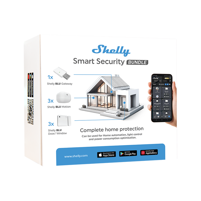 Shelly Smart Security Bundle - Smart Sensors & Thermostats - Shelly USA