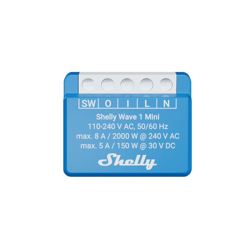 Shelly Z-Wave 1 Mini Long Range - Smart Relay Switch - | Shelly USA Shelly Z-Wave 1 Mini Long Range - Smart Relay Switch - | Shelly USA