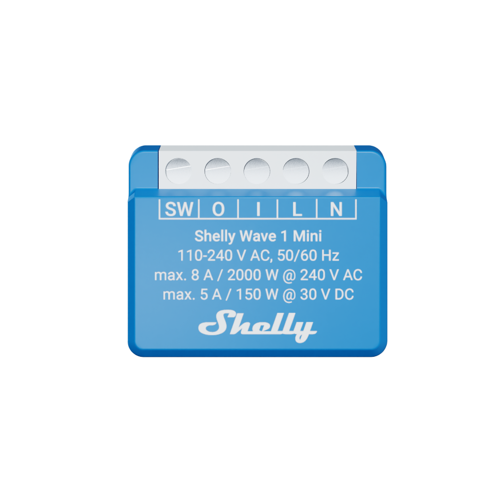 Shelly Wave 1 Mini - Relay Switches - Shelly USA