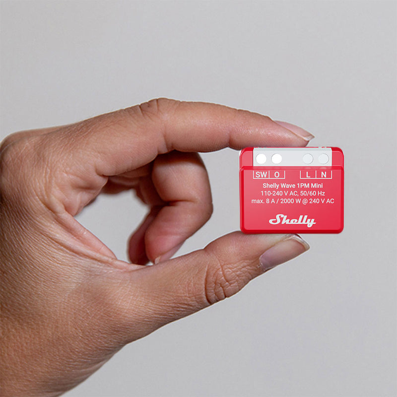 Shelly Wave 1PM Mini - Relay Switches - Shelly USA