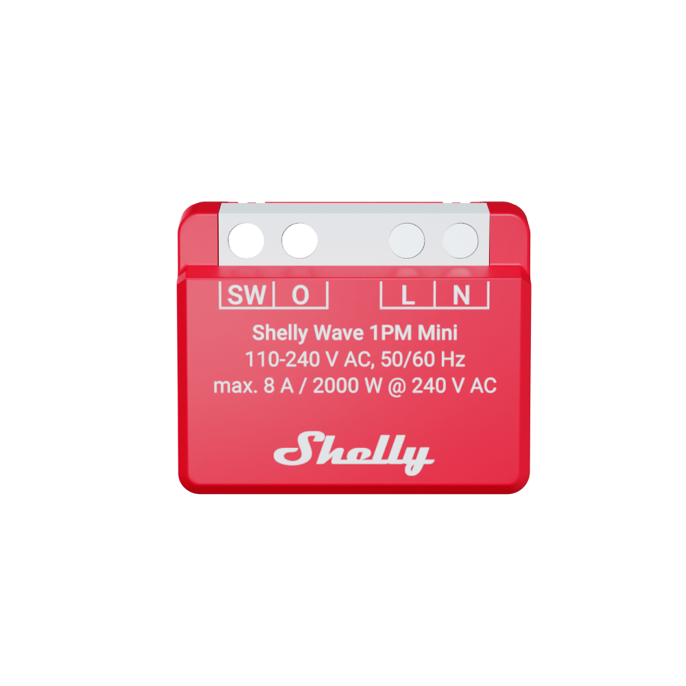 Shelly Wave 1PM Mini - Relay Switches - Shelly USA