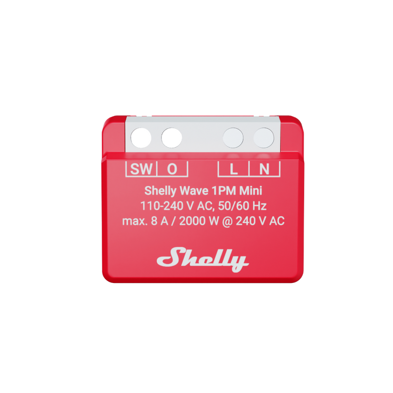 Shelly Wave 1PM Mini - Relay Switches - Shelly USA