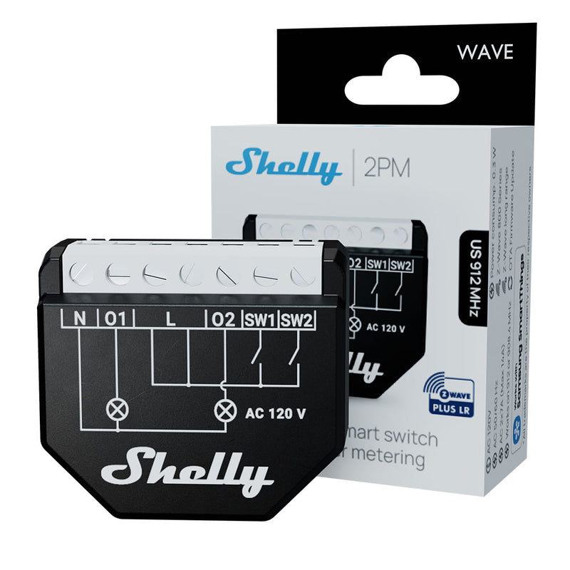 Shelly Wave 2PM - Relay Switches - Shelly USA