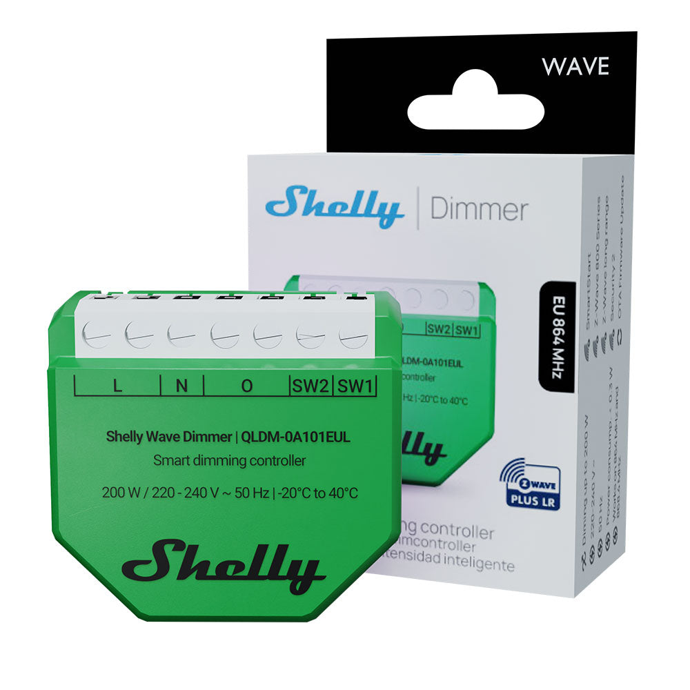 Shelly Wave Dimmer - Dimmer Switches - Shelly USA
