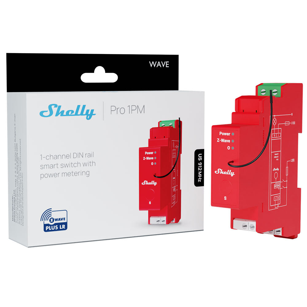 Shelly Wave Pro 1PM US - Relay Switches - Shelly USA
