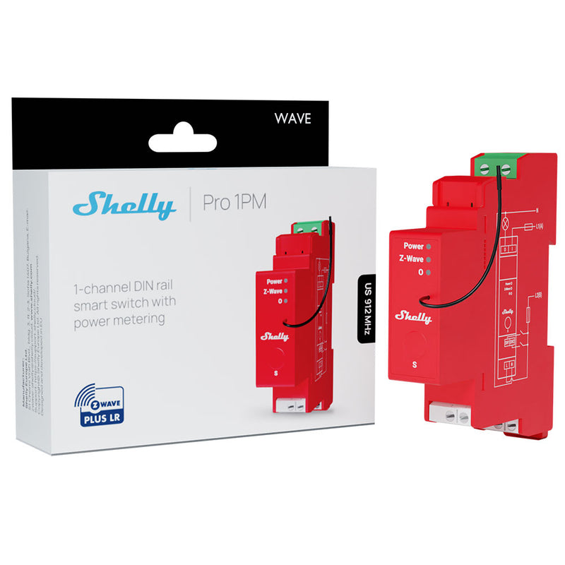 Shelly Wave Pro 1PM US - Relay Switches - Shelly USA