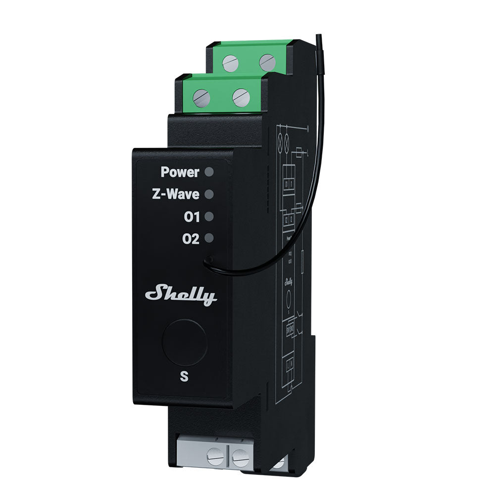 Shelly Wave Pro 2PM US - Relay Switches - Shelly USA