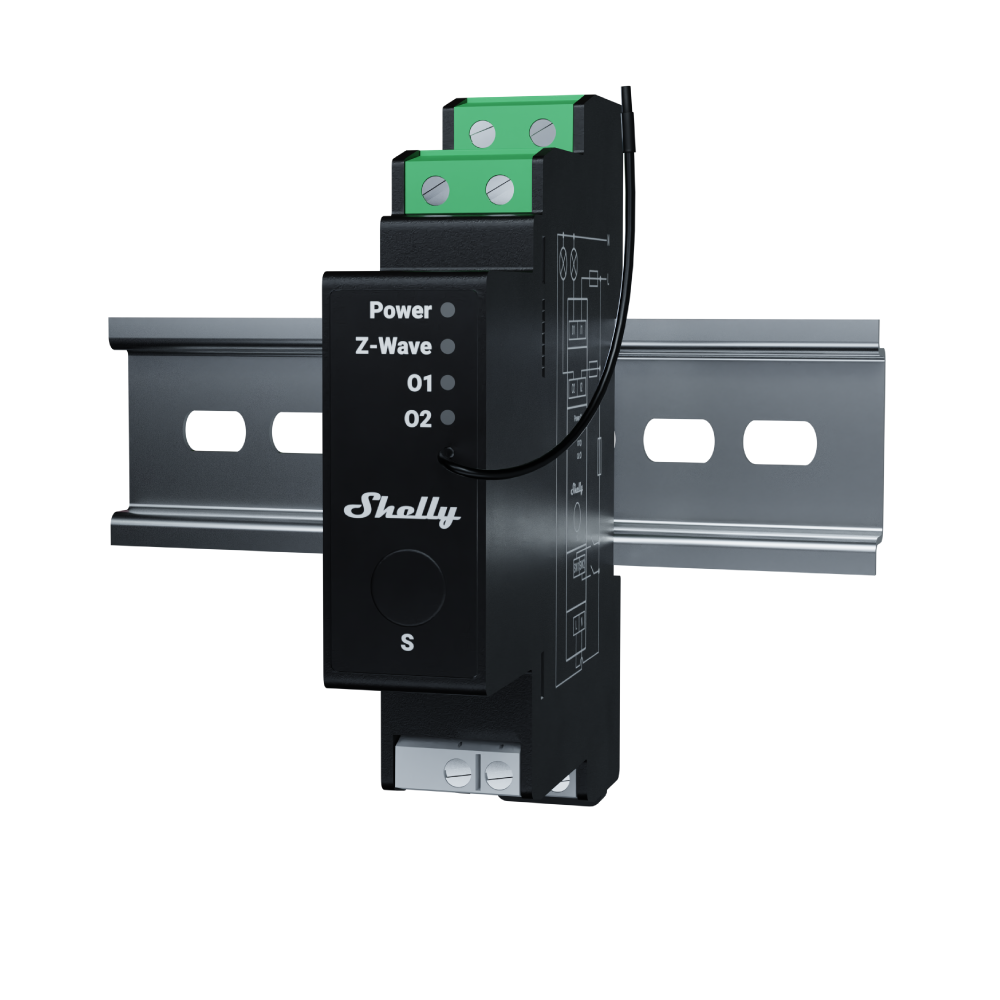 Shelly Wave Pro 2PM US - Relay Switches - Shelly USA