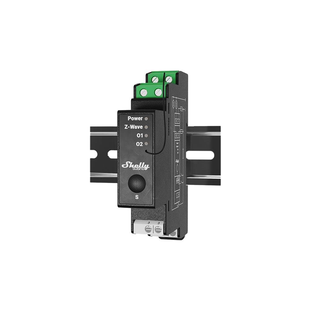 Shelly Wave Pro 2PM - Relay Switches - Shelly USA