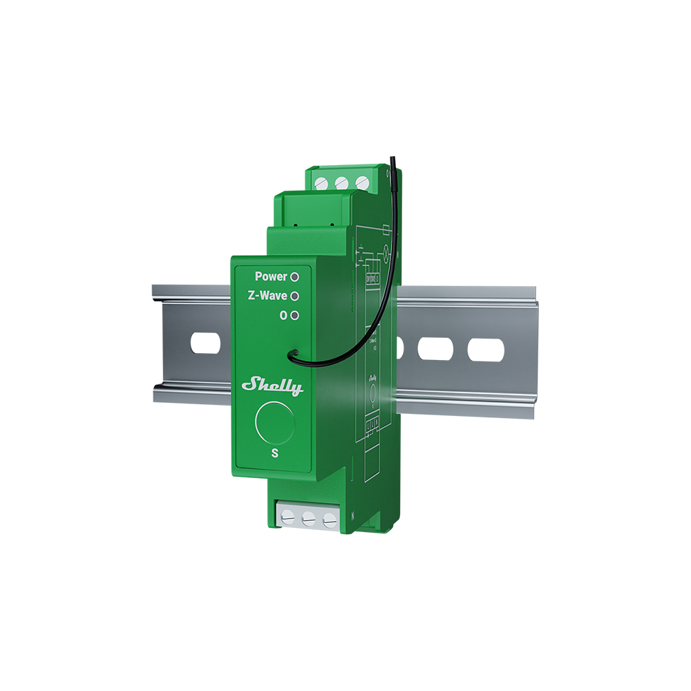Shelly Wave Pro Dimmer 1PM - Relay Switches - Shelly USA