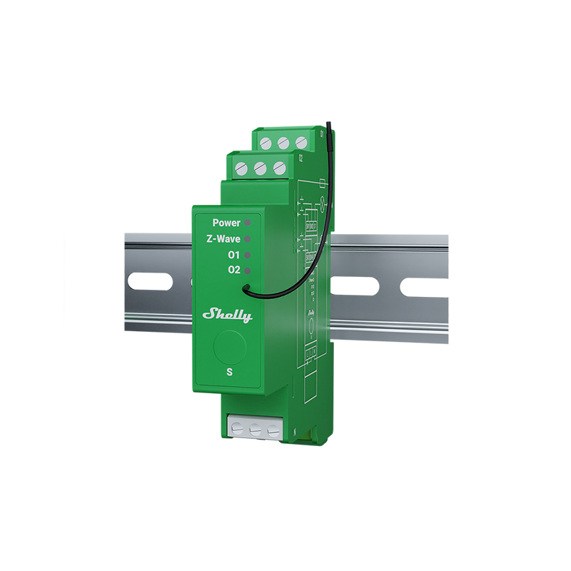 Shelly Wave Pro Dimmer 2PM - Relay Switches - Shelly USA