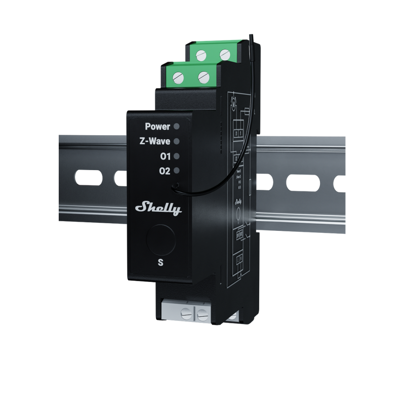 Shelly Wave Pro Shutter US - Relay Switches - Shelly USA