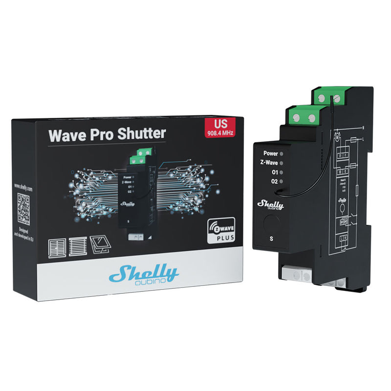 Shelly Wave Pro Shutter - Relay Switches - Shelly USA