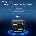 Shelly 2PM Gen4 UL-Certified 4-pack