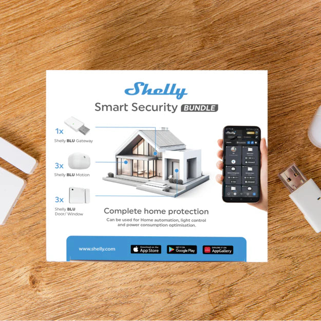 Shelly Smart Security Bundle - Smart Sensors & Thermostats - Shelly USA