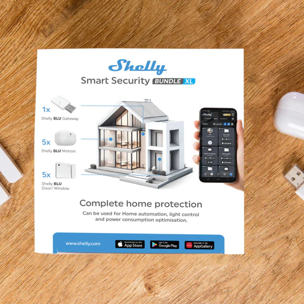 Shelly Smart Security Bundle XL - Smart Sensors & Thermostats - Shelly USA