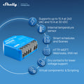 Shelly 1 Gen4 UL-Certified 4-pack