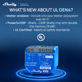 Shelly 1 Gen4 UL-Certified 4-pack
