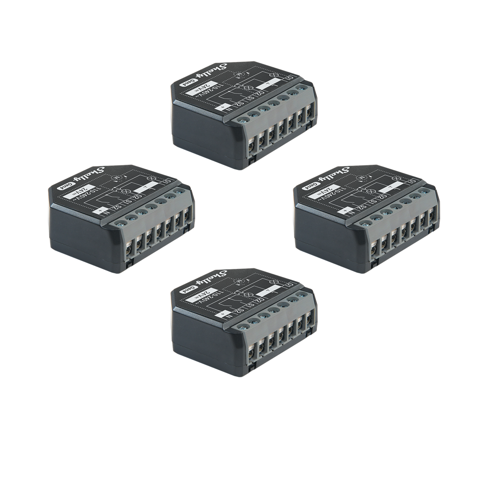 Shelly 2PM Gen4 4-pack - Relay Switches - Shelly USA