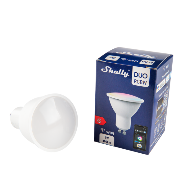 Shelly Duo GU10 RGBW - Bulbs - Shelly USA